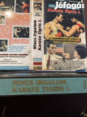 Karate tigris 1 vhs m kistok Van Damme