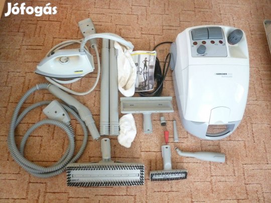 Karcher 1501 gőztisztító (fertőtlenítésre is!145 fokos gőz!!!), gőzáll