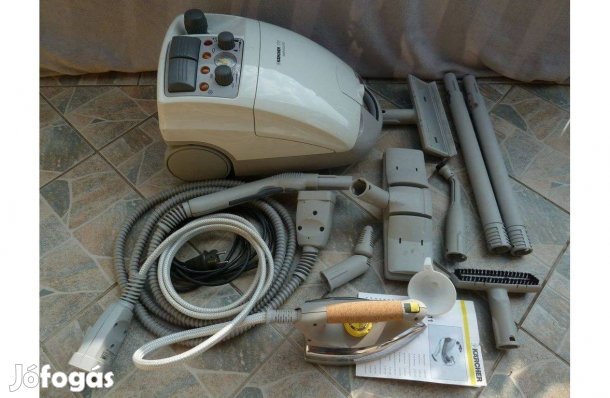 Karcher 1701 gőztisztító (fertőtlenítésre is!145 fokos gőz!!!), gőzáll