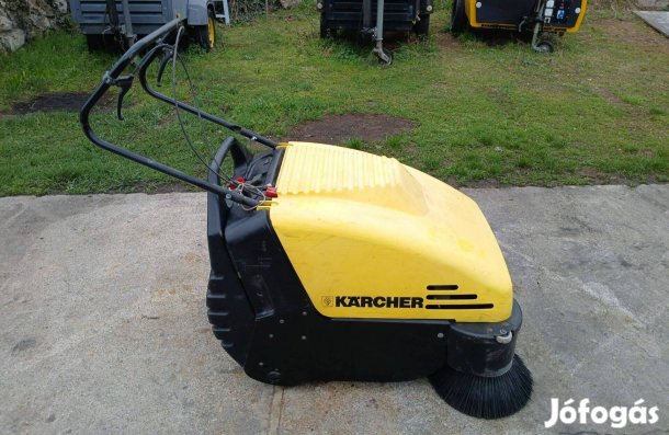 Karcher önjáró akkumulátoros seprőgép takarítógép porszívó térkő seprő