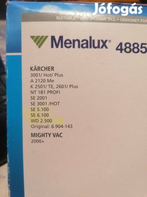 Karcher porszívó porzsák