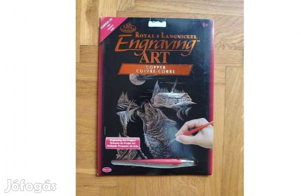 Karckép készítő szett - farkasos kép