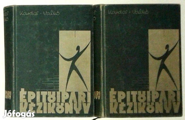 Kardos-Valkó: Építőipari kézikönyv I-II