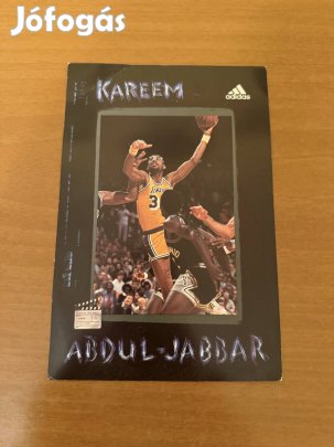 Kareem Abdul-Jabbar NBA kosárlabda nagyméretű kártya/adatlap
