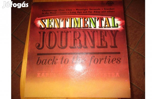 Karel Vlach Orchestra Sentimental journey bakelit hanglemez eladó