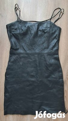 Karen Millen fekete bőr ruha