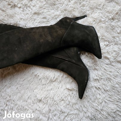 Karen Millen nöi bör csizma 38 as méret új doboz nélkül 9cm sarok 53c