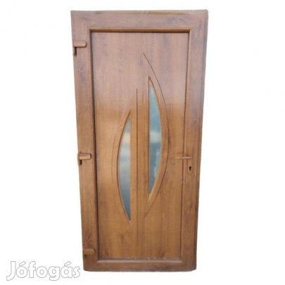 Karen  - Aranytölgy - Műanyag Bejárati ajtó / 98x208 /