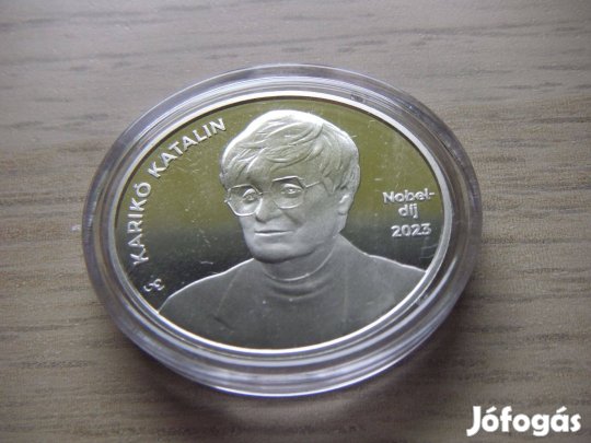 Karikó Katalin 2023 Ezüst Emlékérem + Tanúsítvány zárt kapszúlában