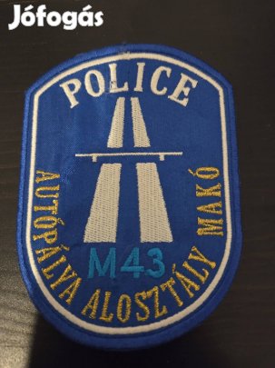 Karjelvény Autópálya rendőrség M43 Makó