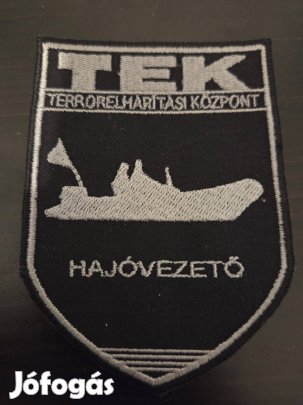 Karjelvény Rendőrség TEK hajóvezető