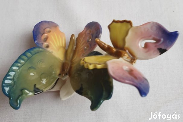 Karl Ens Butterfly, kézzel festett pillangópár eladó Xl.kerületben 