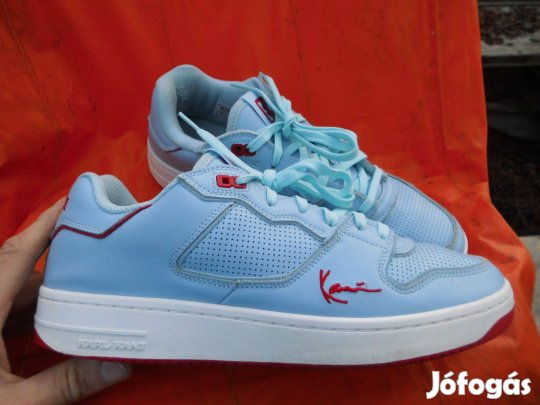 Karl Kani kék-fehér bőr 44-45-ös sneaker eladó,