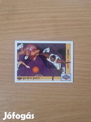 Karl Malone vs. Charlas Barkley Upper Deck 1991-92 #31 kosaras kártya