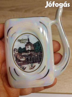 Karlovy Vary porcelán pálinka kortyoló