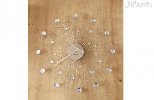 Karlsson Sunburst falióra ezüst (átmérője kb 50cm)