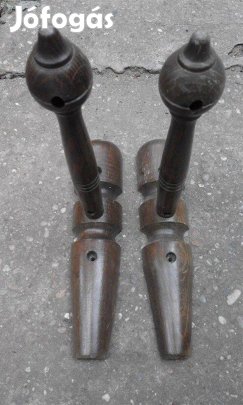 Karnis, függöny tartó,fa