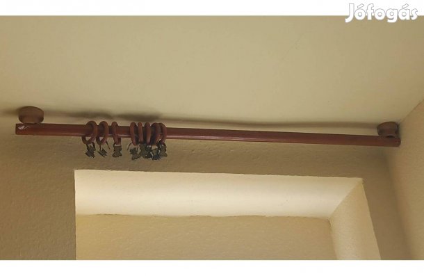 Karnis, függönytartó 100 cm hosszú, használtan eladó