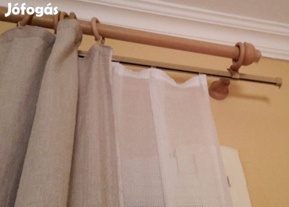 Karnis dupla sínes, függöny, sötétítő függöny