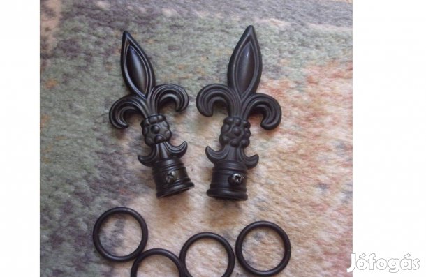 Karnis végdísz vagy kerítés végdísz plusz pár karika