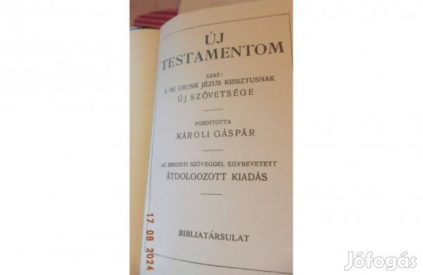 Károli Gáspár : Új testamentom