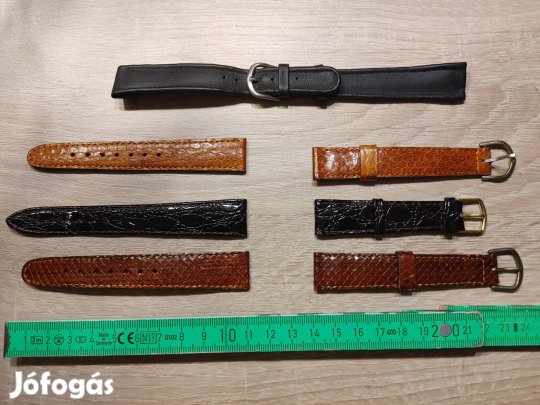 Karóra óraszíjak 1600Ft/db 18 mm a csatlakozási pontnál