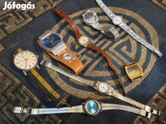 Karórák - mechanikus, quartz -7 db óra, Pobeda, Rosszia, Zaria