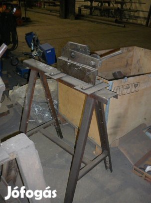 Karos lemezolló állvánnyal, bakkal - 200mm