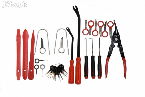 Kárpit, díszítőelem leszedő, patentkiszedő készlet, 43 db-os