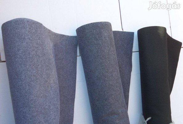 Kárpit szövet filc tetőkárpit hangfalkárpit anyag fekete szürke