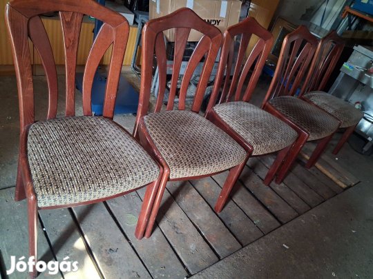 Kárpitos étkező szék szett