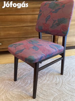 Kárpitozott fa szék 4db