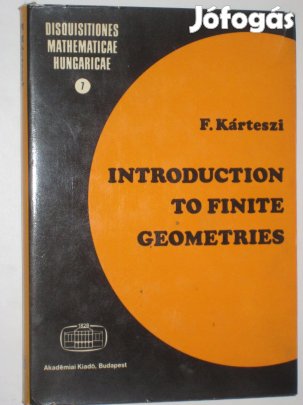 Kárteszi Introduction to finite geometries