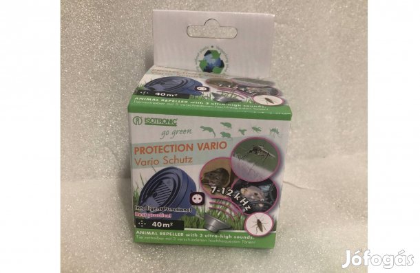 Kártevő és Rovar riasztó 230V 40nm Variálható frekvenciájú