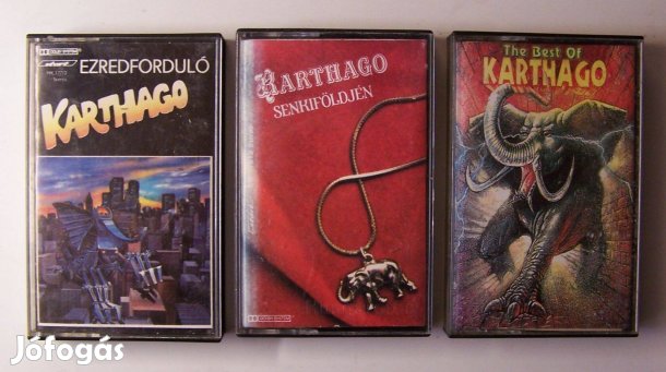 Karthago audiokazetta-kollekció (3 db) + ajándék
