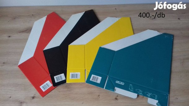 Karton alapú irattartó papucs, iratrendező, tároló