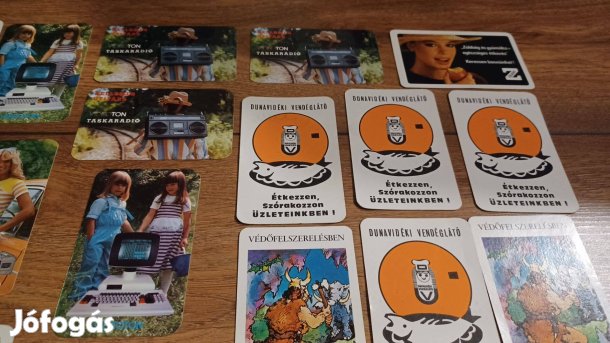 Kártyanaptár eladó