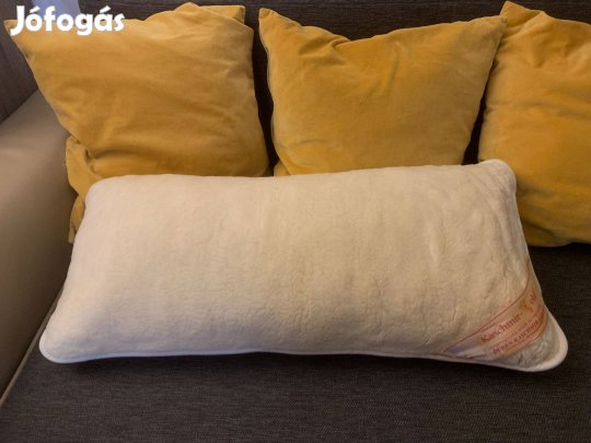 Kaschmir - Gold Piroska igazi gyapjú minőségi párna 40x80 cm