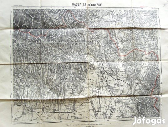 Kassa és környéke térkép 1939