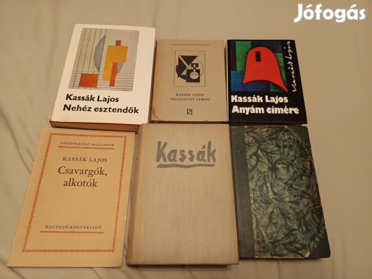 Kassák Lajos könyvcsomag / 6 db könyv