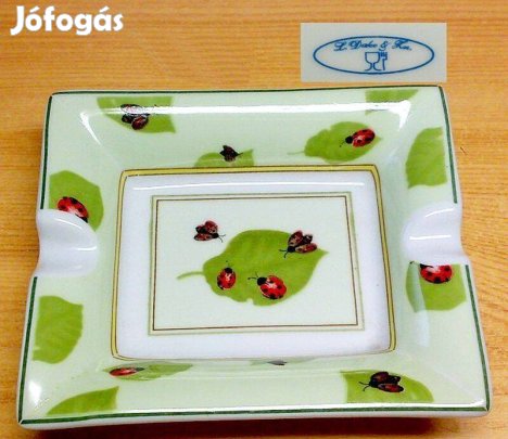 Katicás hamuzó tálka. Ritka vitrintárgyak gyűjtőinek