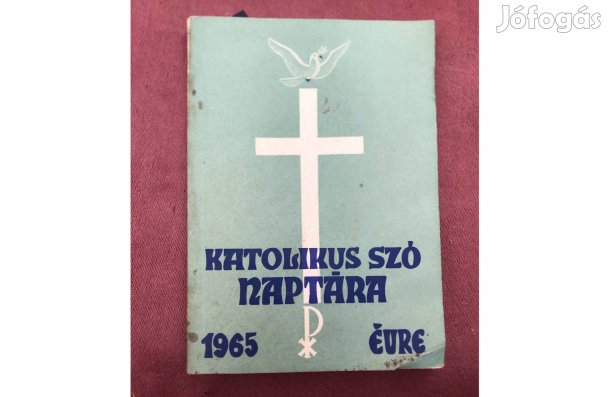 Katolikus szó naptara 1965-ös 1500 Ft