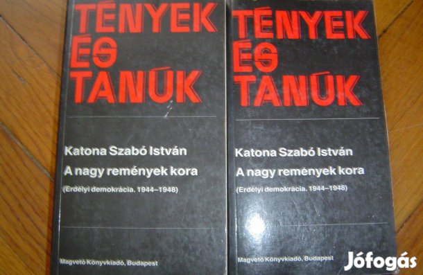 Katona Szabó: A nagy reménységek kora, könyv