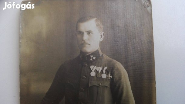 Katona fotóképeslap eredeti db XI. I.Világháborús százados