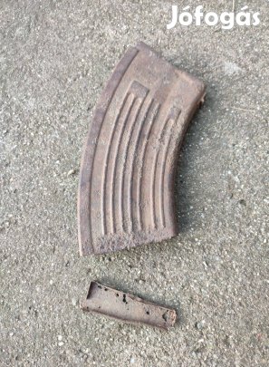 Katonai 2vh. Magyar 31M golyószóró hiányos tár maradvány