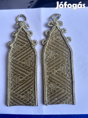 Katonai 93M tábornoki társasági gallér hajtóka (paroli)