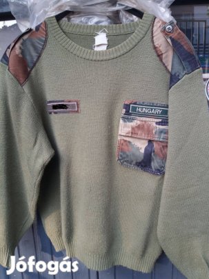 Katonai 93M zöld köznapi/gyakorló pulóver
