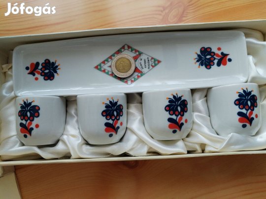 Katonai Akadémia Zrinyi Miklós Hollóházi porcelán dobozában r