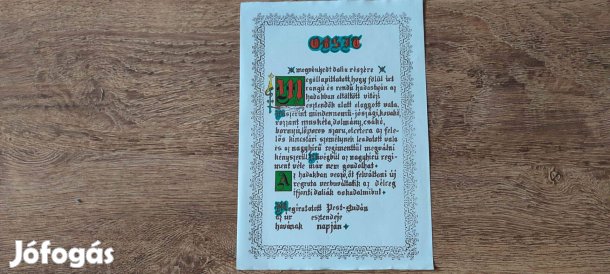 Katonai Obsit levél leszerelés