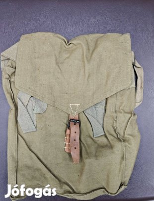 Katonai gázálarc táska, szimatszatyor